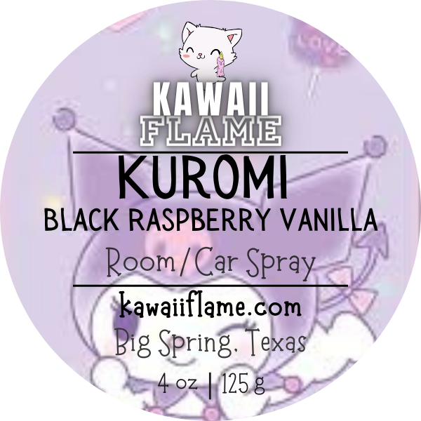Kuromi “Black Raspberry Vanilla” Room/Car Spray