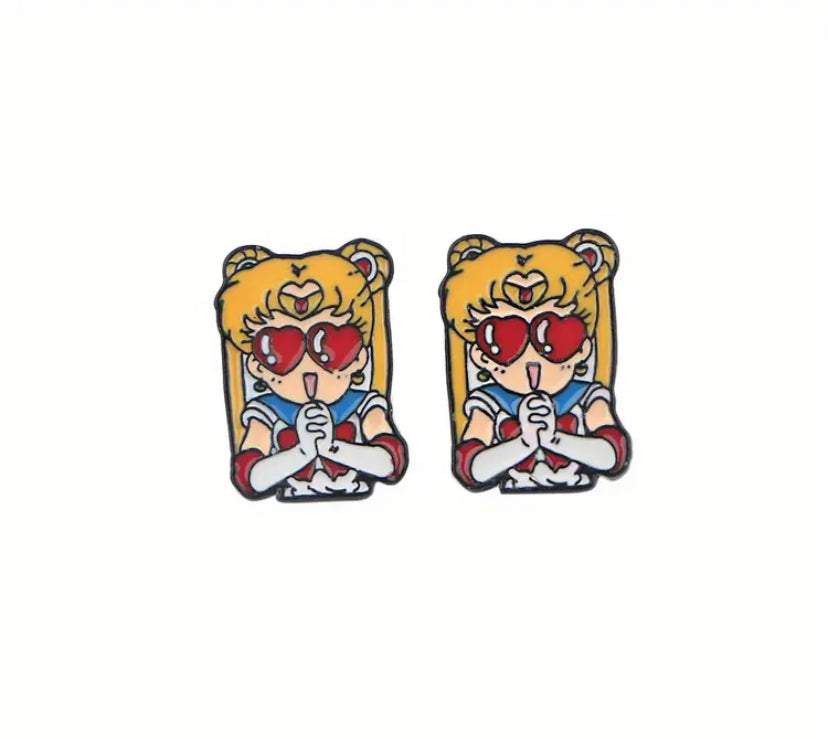 Sailor Moon Heart Eye Earrings