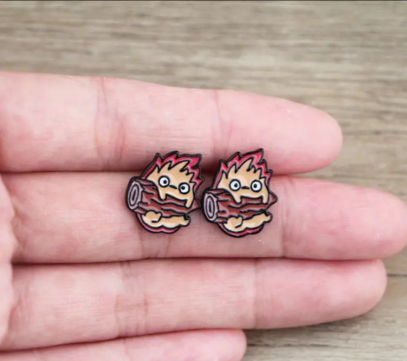 Calcifer Earrings