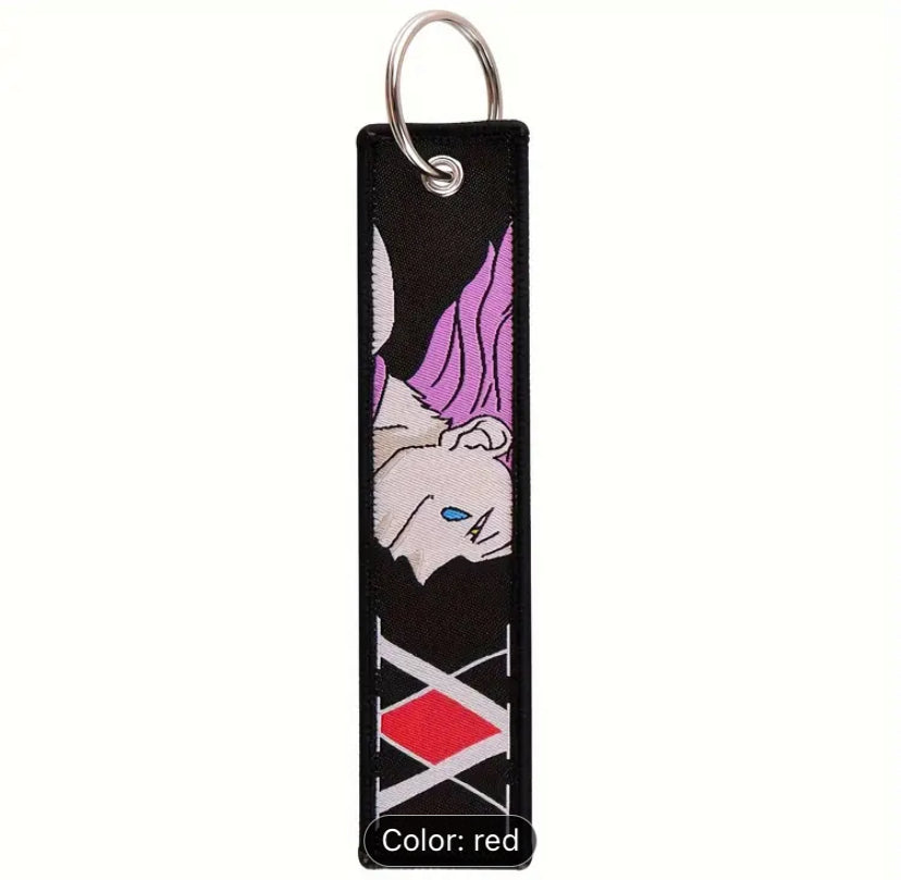 Hisoka Embroidered Keychain