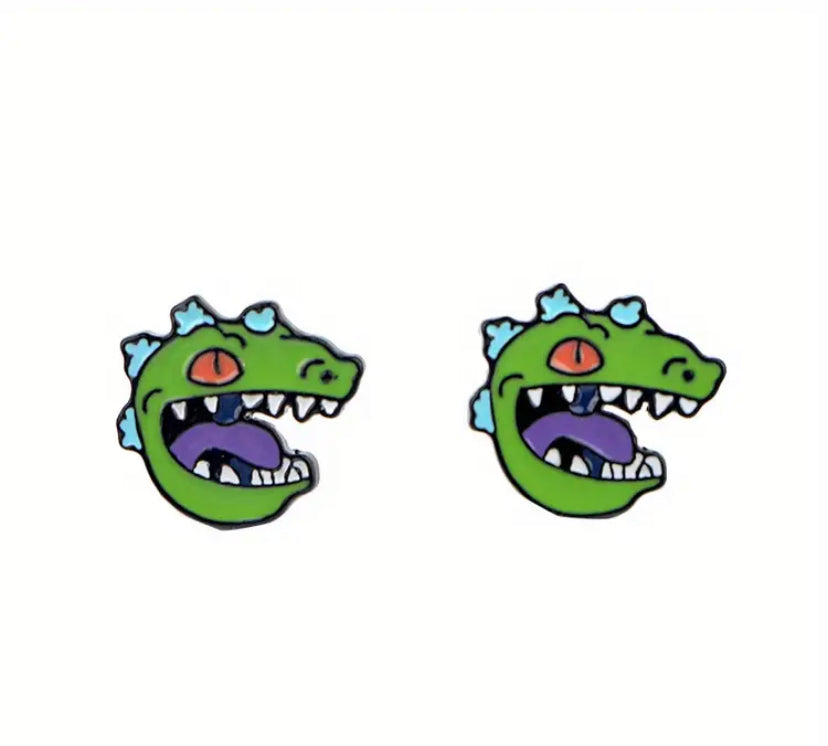 Reptar Stud Earrings