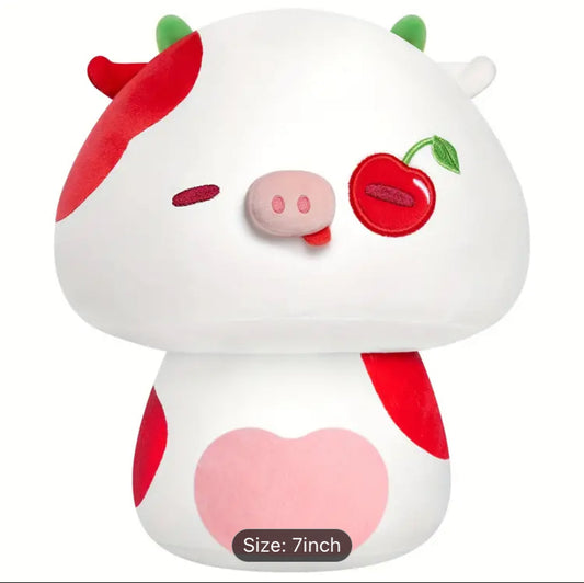 Kawaii Cherry Cow Plush