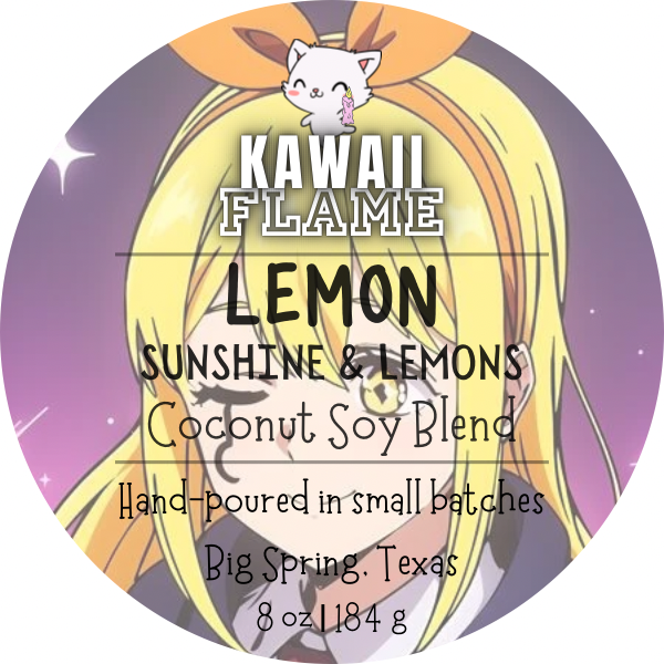 Lemon Coconut Soy Blend Candle