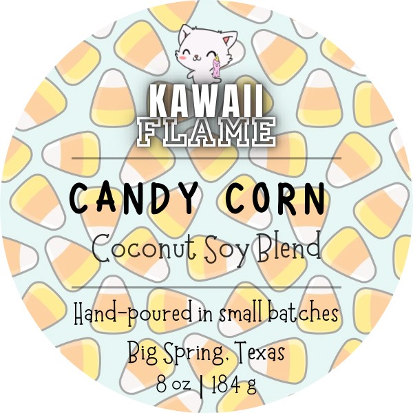 Candy Corn Coconut Soy Blend Candle