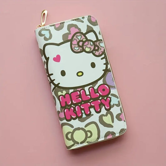 HK Heart Leopard Wallet