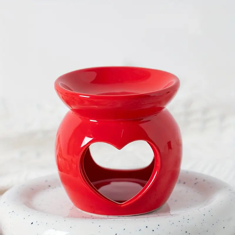 Ceramic Heart Tealight Wax Warmer